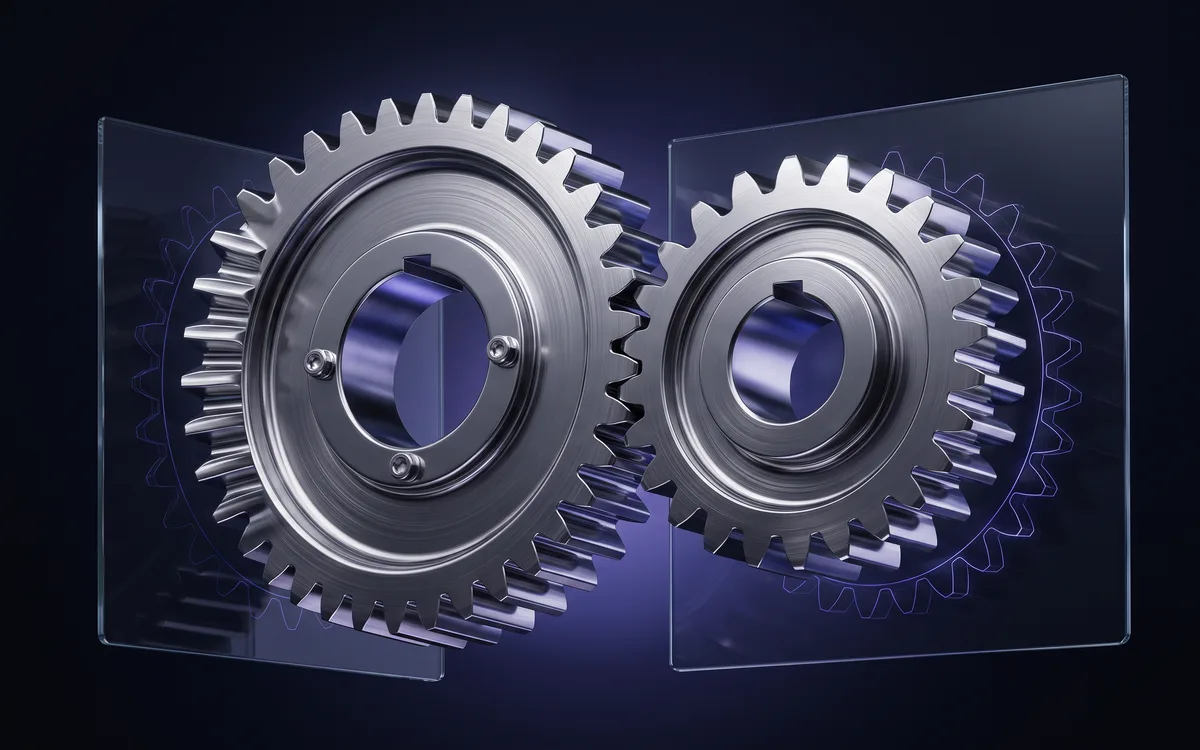 Aperçu 3D du plugin Gear Generator pour Fusion 360